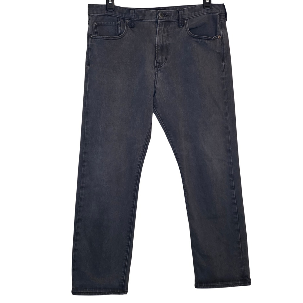 Banana Republic Premium Performance Jeans Men's 36x32 Gray Slim Fit Stretch